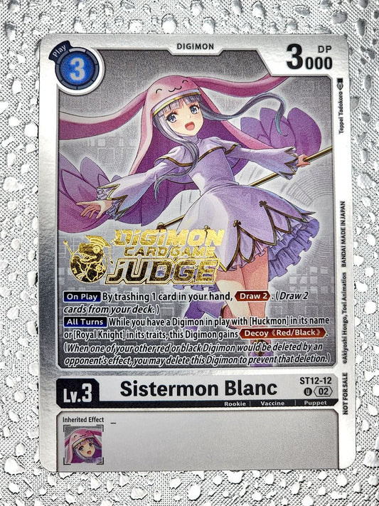 デジモン シスタモン ブラン ST12-12 JUDGE 英語