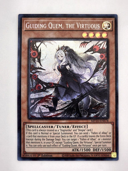 遊戯王 導きの聖女クエム プリズムシークレットレア 英語