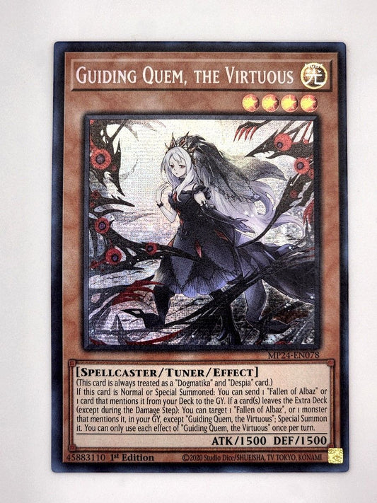遊戯王 導きの聖女クエム プリズムシークレットレア 英語